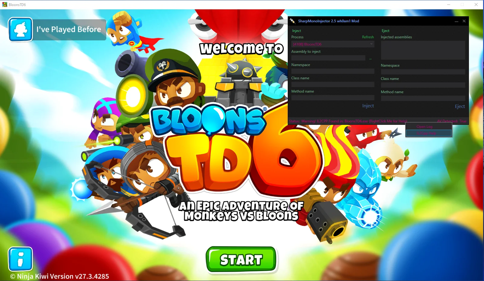 DLL-Инжектор - SharpMonoInjector