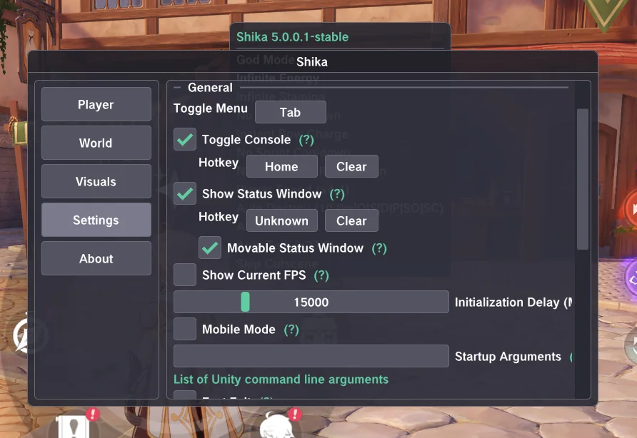 Скачать Чит на Genshin Impact 6.1 — Shika [зачистка карты]