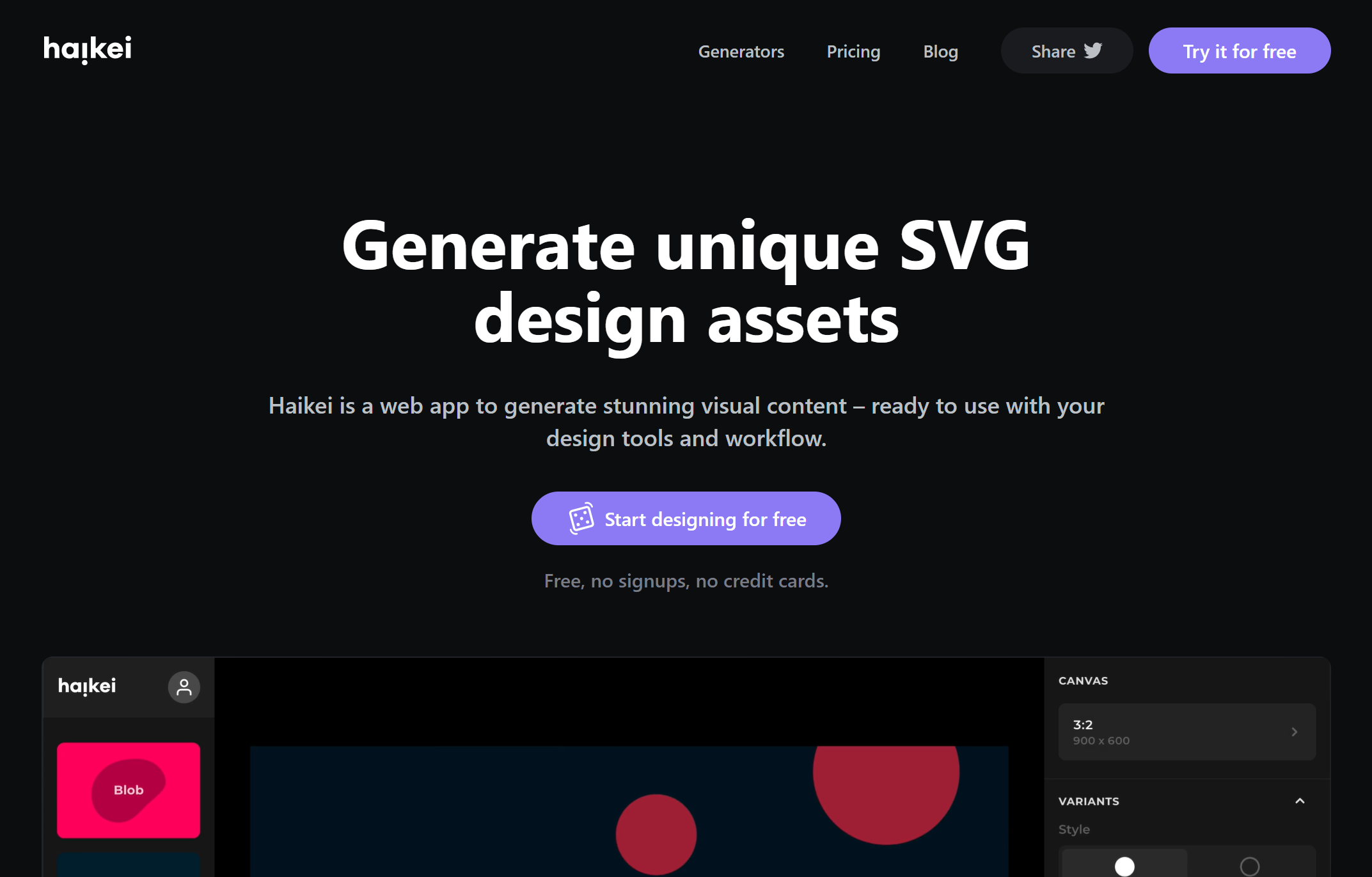 Haikei.app — SVG-фоны, как из Dribbble, за 5 секунд