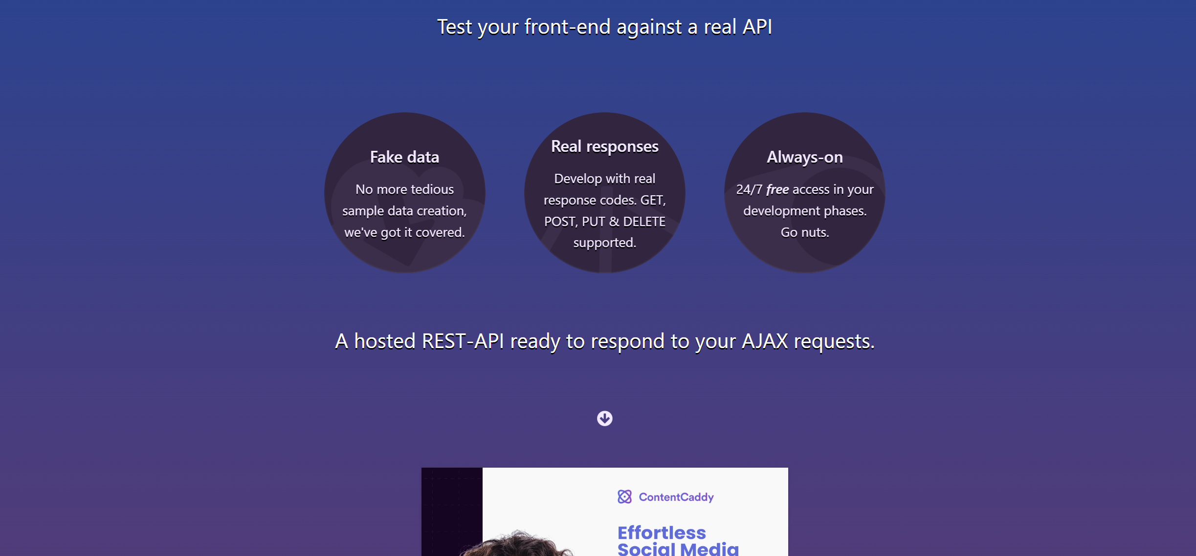 Reqres.in — тестовое API без бэкенда
