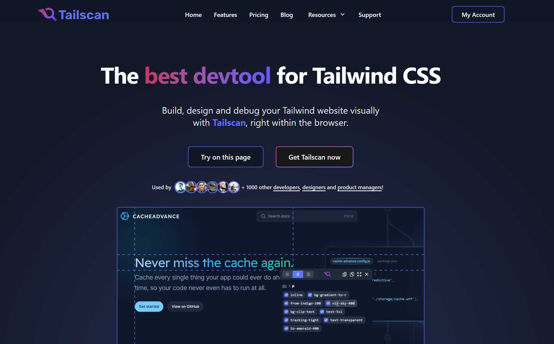 Tailscan.io — дебаггер Tailwind CSS прямо в браузере