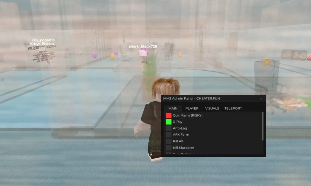 Roblox Чит на Murder Mystery 2 (MM2) [Teleport, WH]