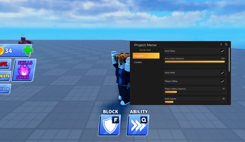 Blade Ball Script на Roblox скачать бесплатно