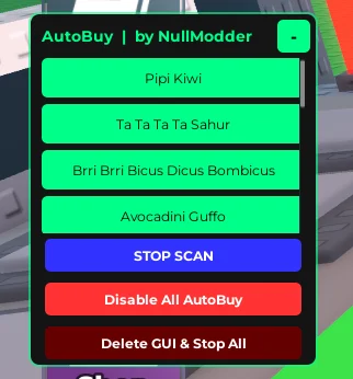 Новый скрипт на Стил э Брейнрот Роблокс без ключа by NullModder - Авто покупка брейнротов