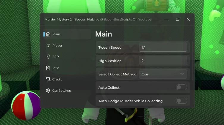 MM2 Скрипт Beecon Hub - Телепорт, Аим, Авто Убийство