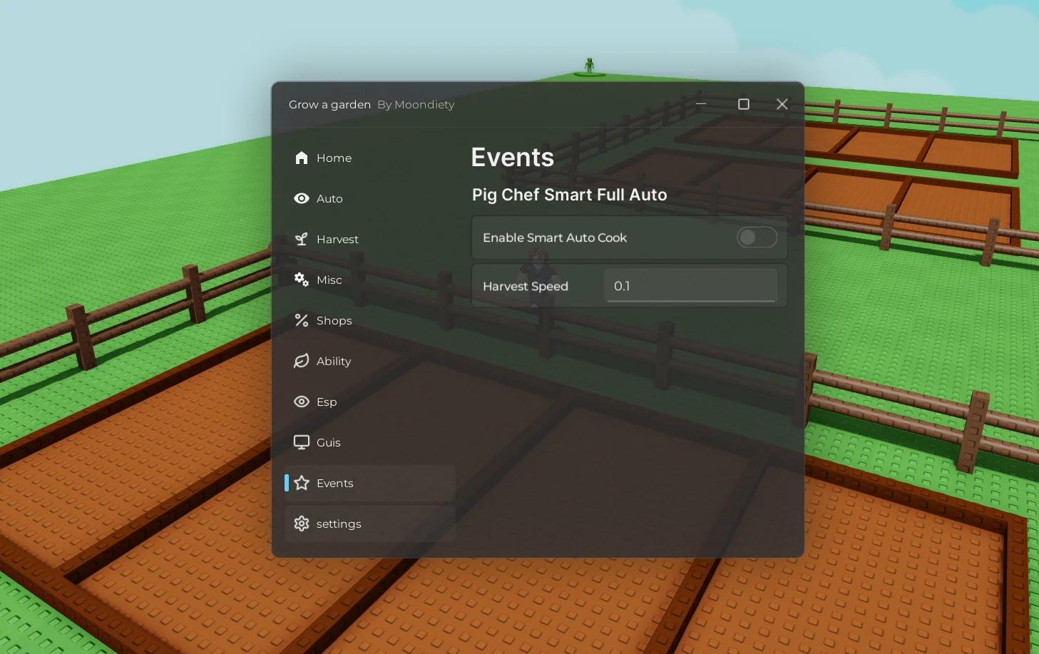 [Обновлено] Скрипт Grow a Garden Роблокс by Moondiety - Auto Buy, Auto Sell, Pig Chef Smart Auto