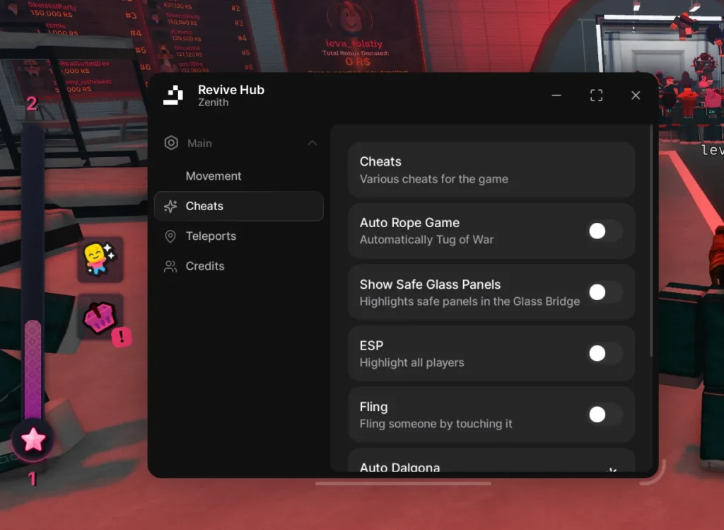 Новый скрипт на Ink Game без ключа - Auto Green\Red, Auto Rope, Auto Glass, Speed