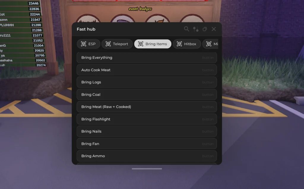 [ОБНОВЛЕНО] Скрипт на 99 Ночей в Лесу Роблокс без ключа - ESP, TP, Bring Items