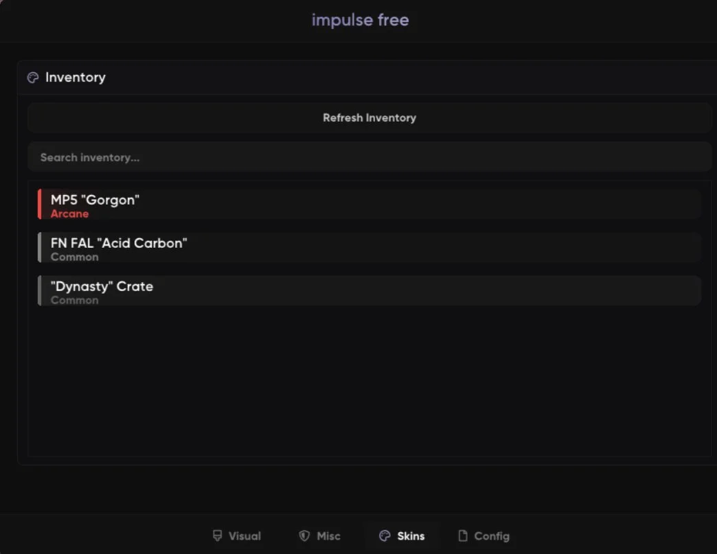 Скинченджер в чите на Standoff 2