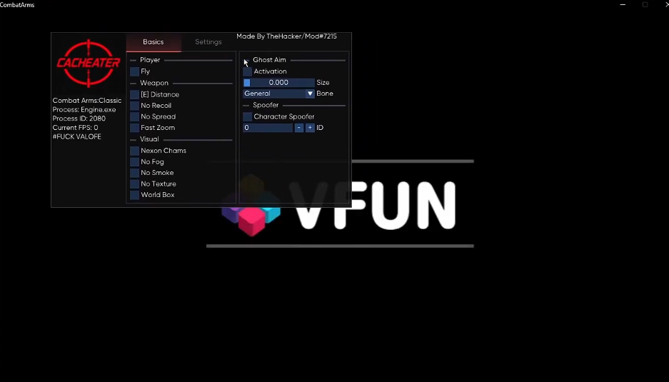 Бесплатный Чит на Комбат Армс — Cheater