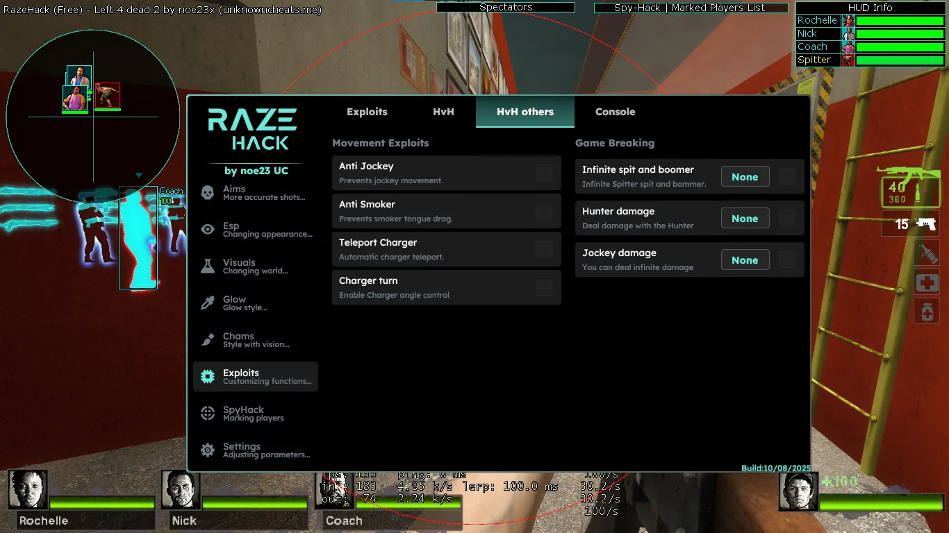 Бесплатный чит на Left 4 Dead 2 — RazeHack