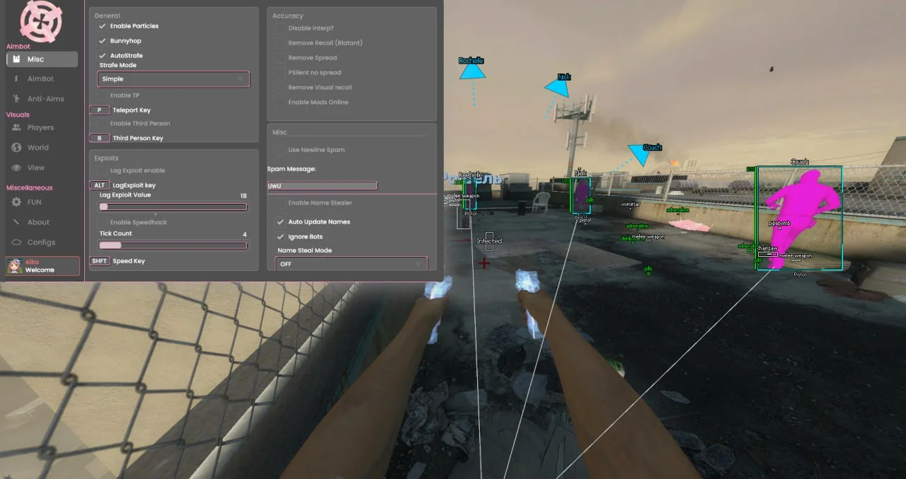 Лучший бесплатный чит на Left 4 Dead 2 в 2026 году