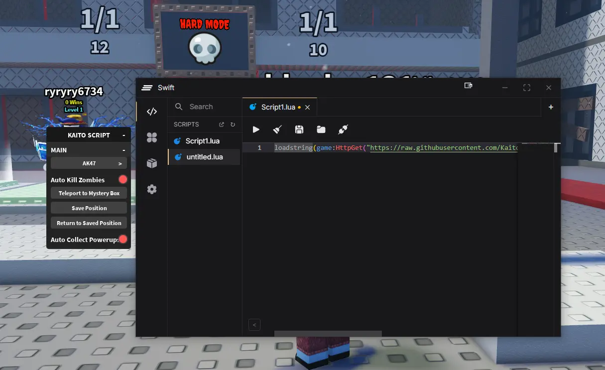 Скрипт на Zombie Tower (Башня зомби) в Роблокс без ключа