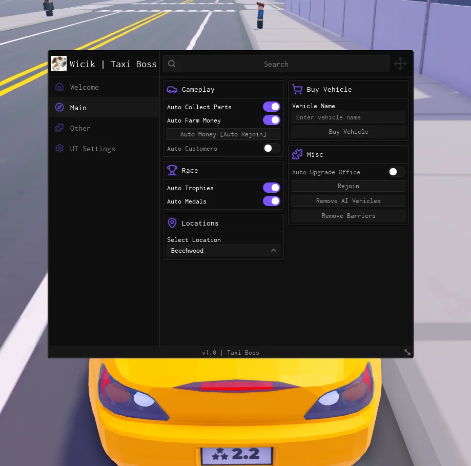 Скрипт на Такси Босс без ключа [АВТОФАРМ]
