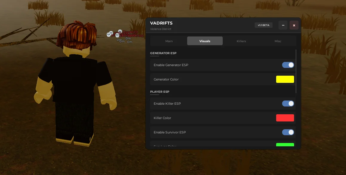 Скрипт на Район Насилия без Ключа в Roblox