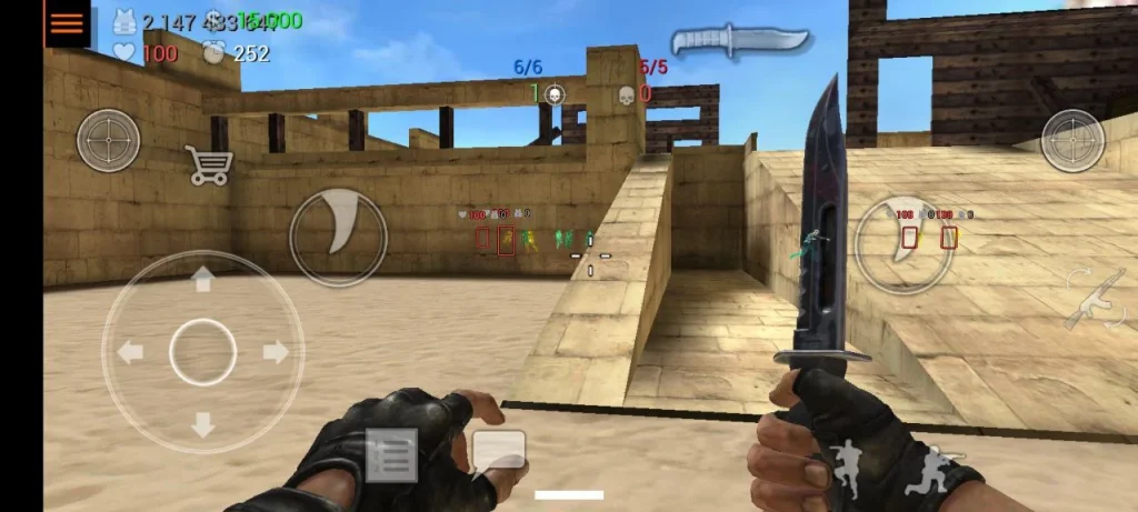 Функционал чита на Special Forces Group 2 для телефонов Андроид