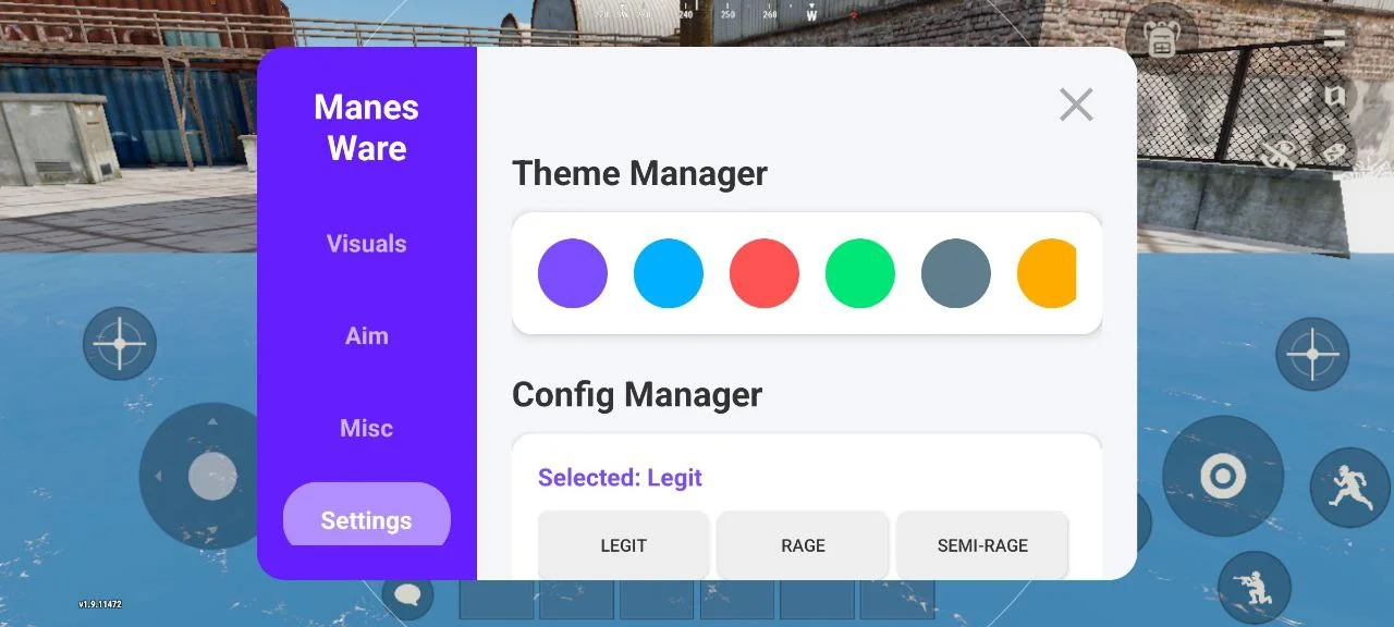 Конфиг менеджер в чите на Оксайд
