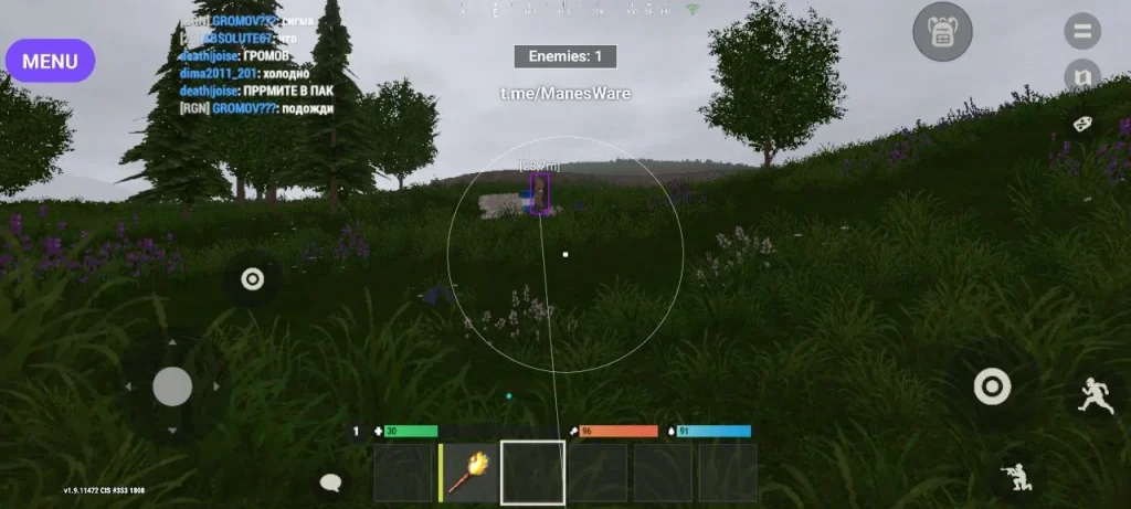 Функционал чита на Оксайд Сурвивал Исланд 2026