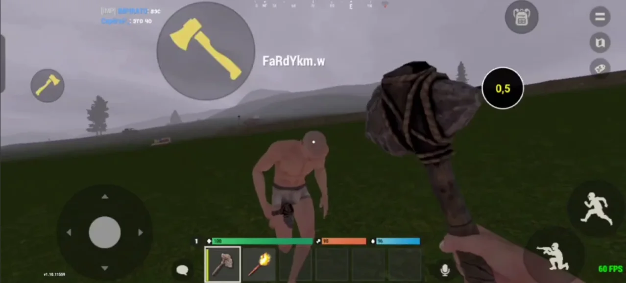 Кламси на Oxide Survival: Island на Андроид