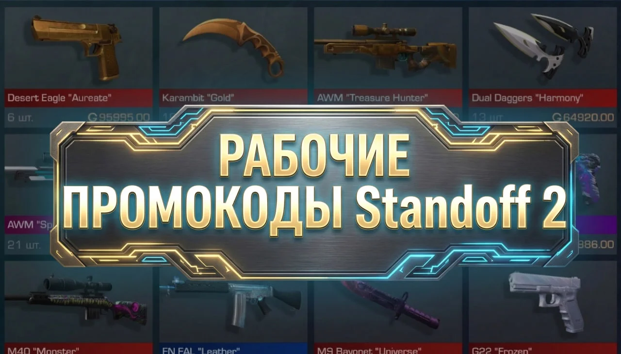 Рабочие промокоды на Стандофф 2 (Март 2026)