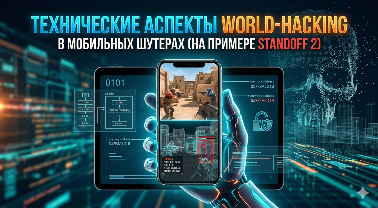 Технические аспекты World-Hacking в мобильных шутерах (на примере Standoff 2)