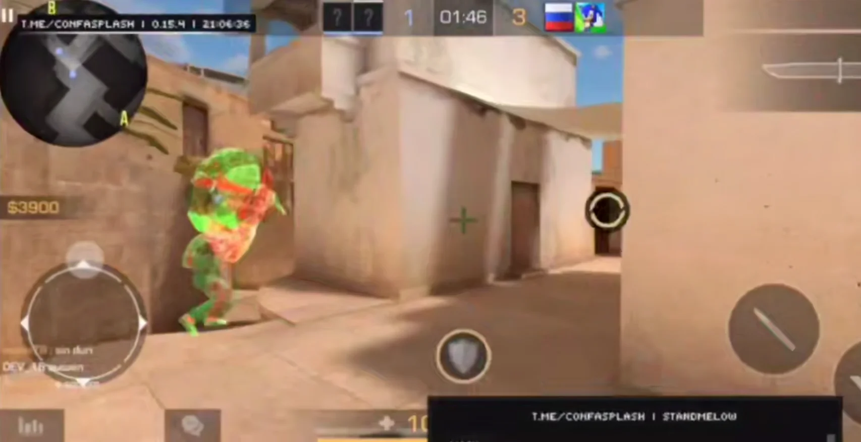 Чит на Приватку StandMelow 0.15.4 [Аим, Чамсы, Год Мод]