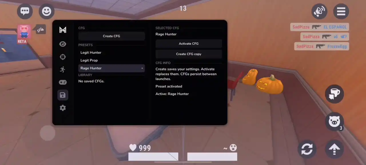 Чит на Hide Online 5.1.0 для Андроид [Bunny Hop, Box]